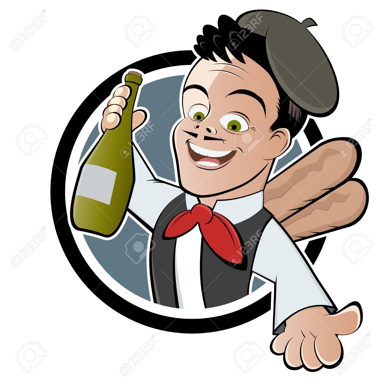 1300x1300 France Clipart French Man