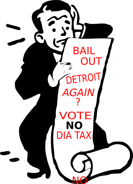 432x596 No More Bail Outs Clip Art