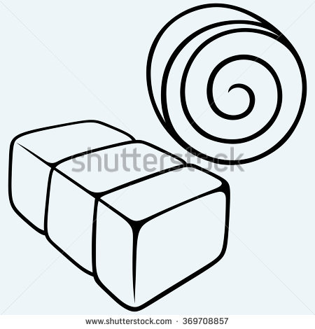 450x470 Straw Clipart Bail