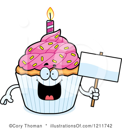 400x420 Birthday Cupcake Clipart Images