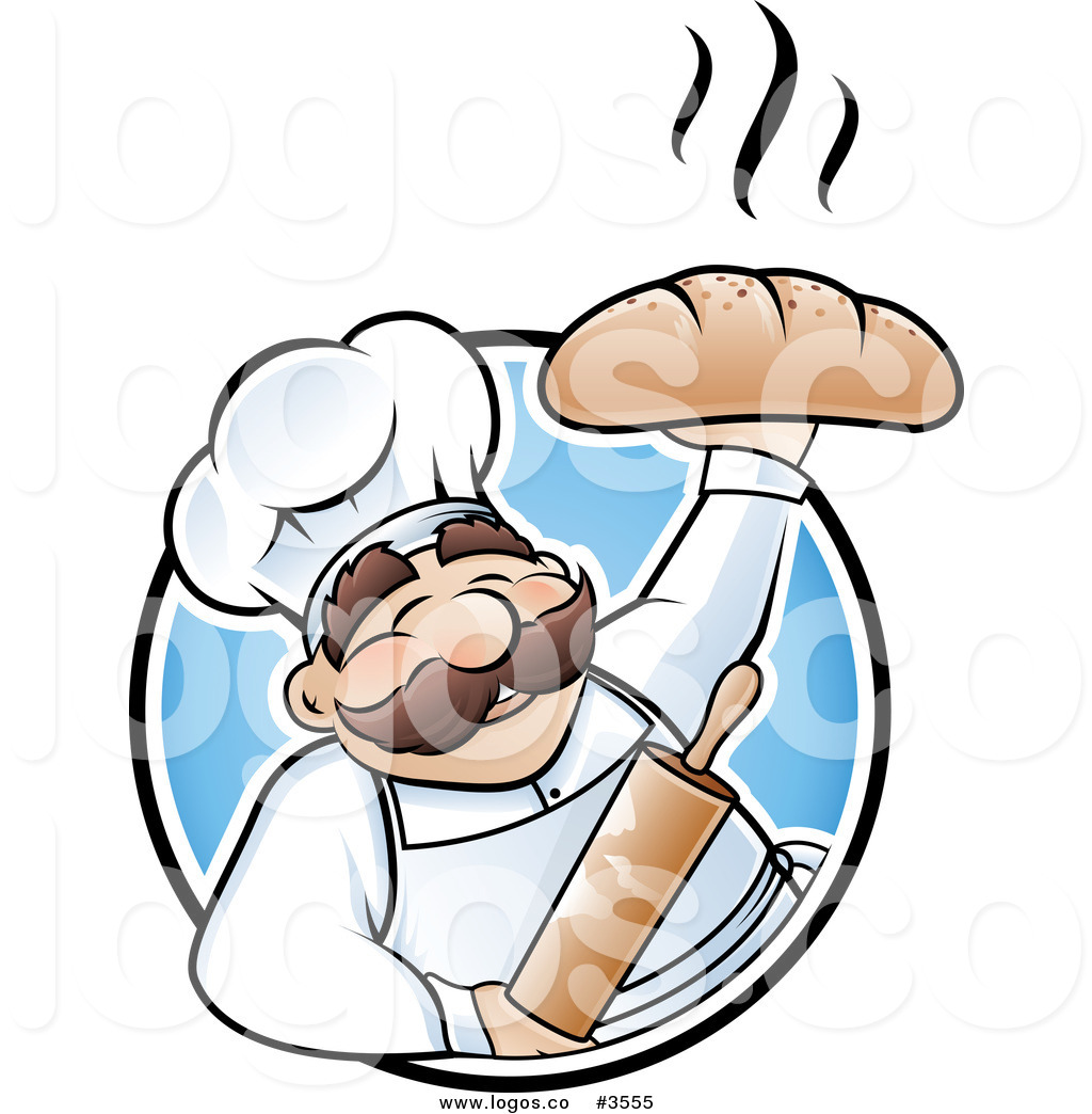 1024x1044 Royalty Free Baker Holding Bread Logo By Ta Images