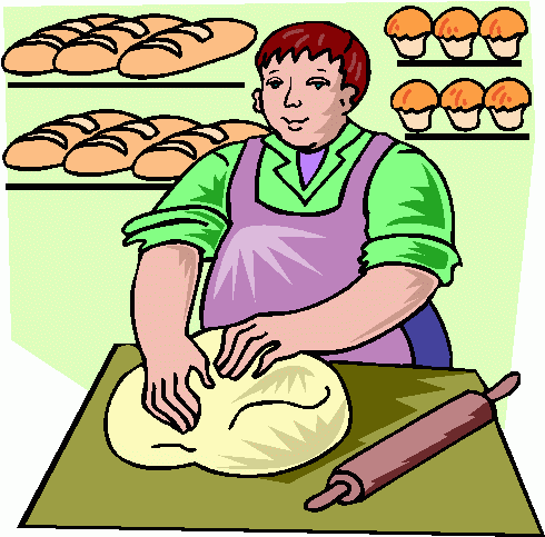 490x483 Baker Clipart