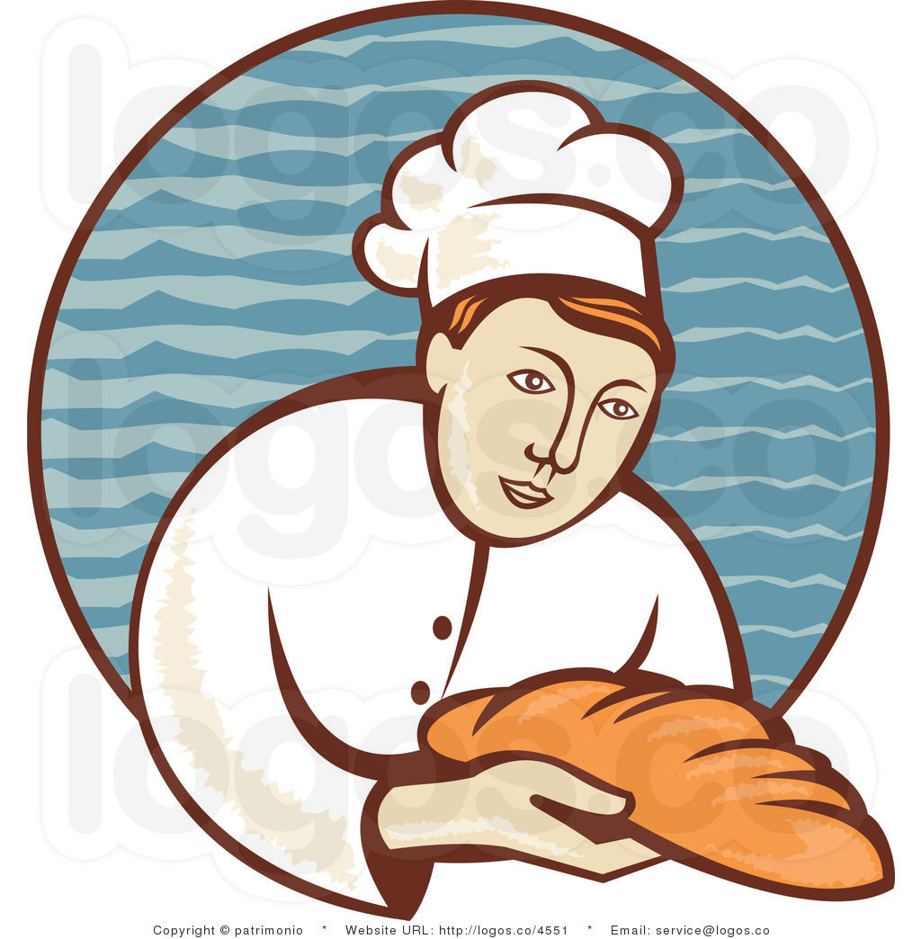 1024x1044 Baker Clipart Royalty Free Baker Holding Bread Over Blue