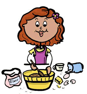 300x324 People Clipart Baking