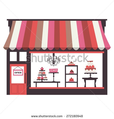 450x470 Display Clipart Cake Shop