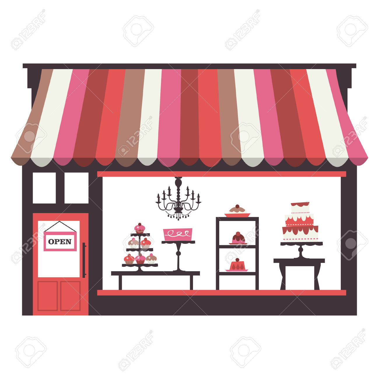 1300x1300 Window Clipart Bakery Window
