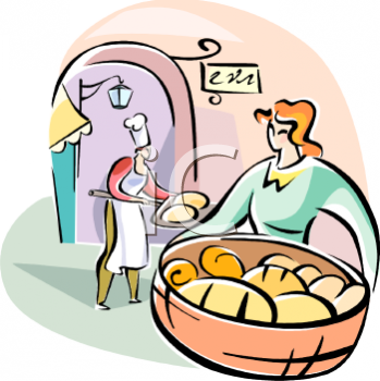 349x350 Bread Clipart Bakery