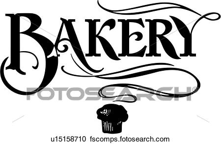 450x293 Clipart Of , Word, Bakery, Business Sign, Business Signs