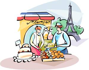 300x237 France Clipart French Bakery