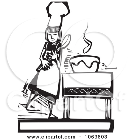 450x470 Baker Clipart Black And White