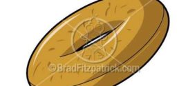272x125 Bakery Breakfast Bagels Clip Art Free Vector In Open Office