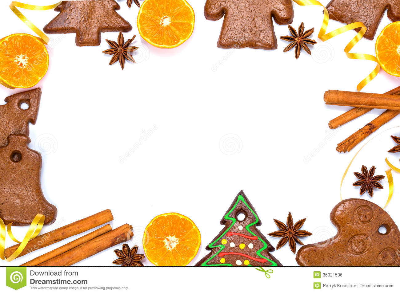1300x957 Gingerbread Clipart Frame