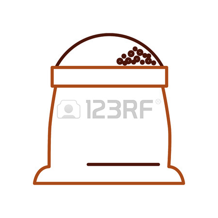 450x450 Sack Of Flour Grain Ingredient Bakery Icon Vector Illustration