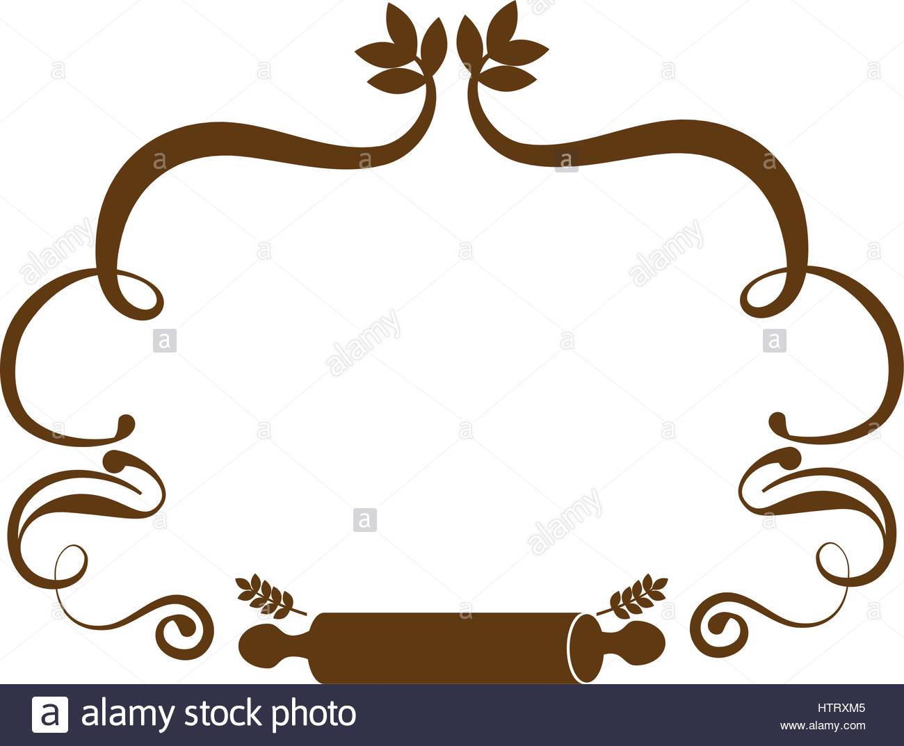 1300x1073 Elegant Bakery Shop Frame Stock Vector Art Amp Illustration, Vector