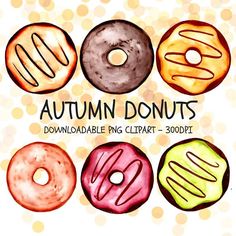 236x236 Donuts Clipart Watercolour Clipart Dessert Clipart Bakery My