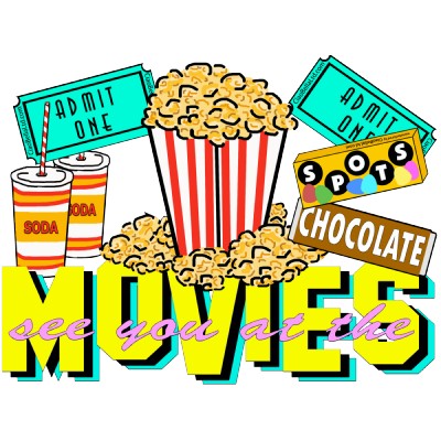 400x400 Going To The Movies Clipart