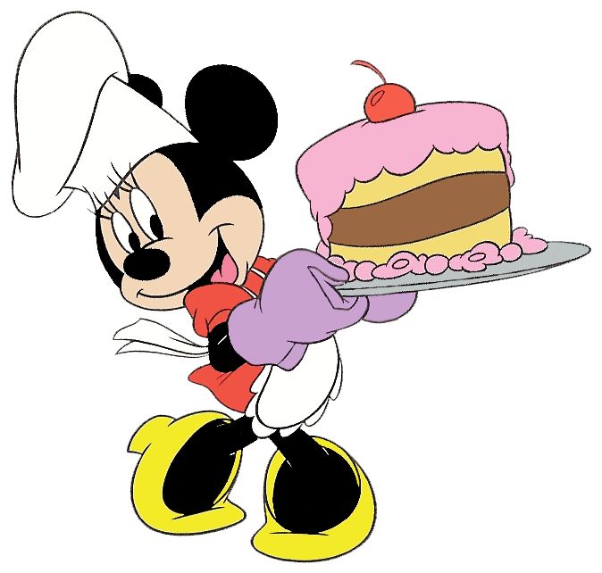 674x642 And Minnie Baking Clipart