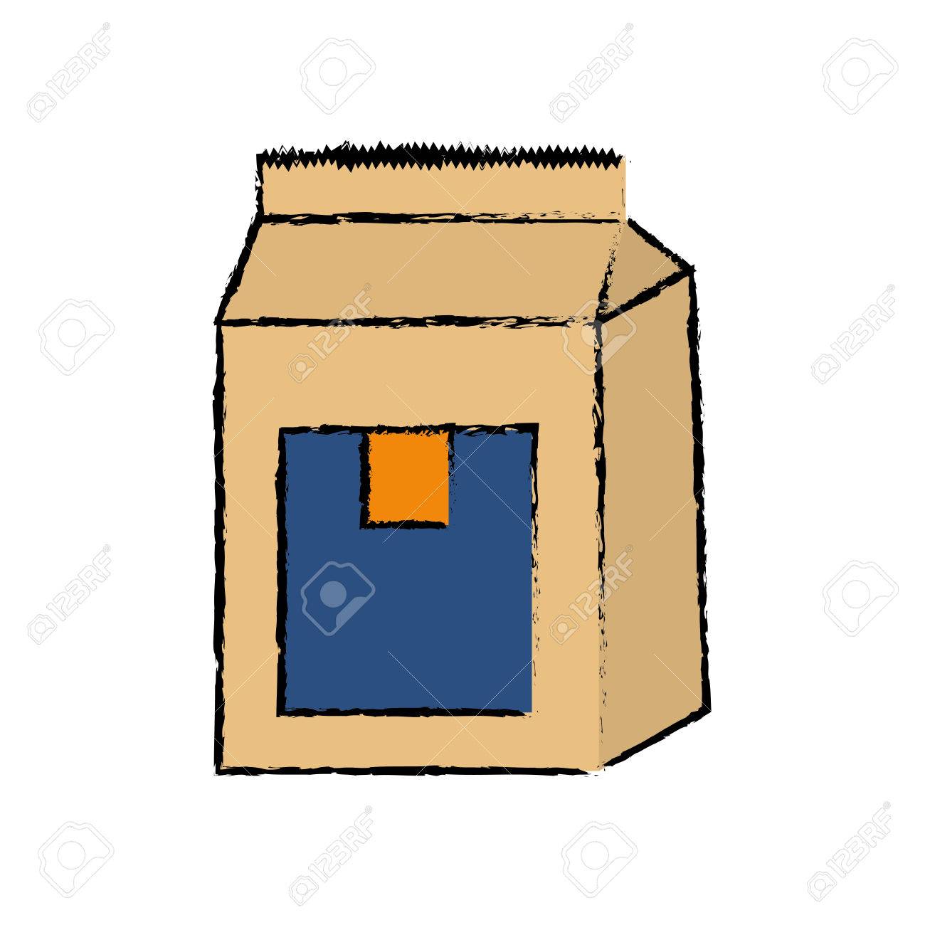 1300x1300 Baking Powder Bag Icon Vector Illustration Graphic Design Royalty