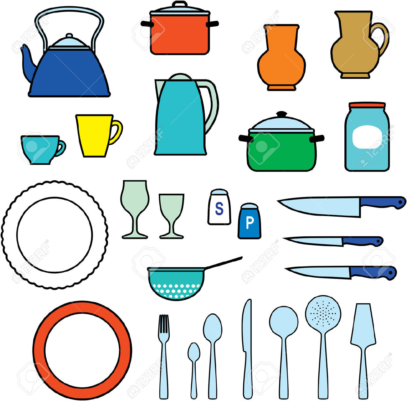 1300x1281 Kitchen Clipart Kitchen Supply