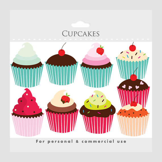 570x570 Cupcake Baking Utensils Clipart