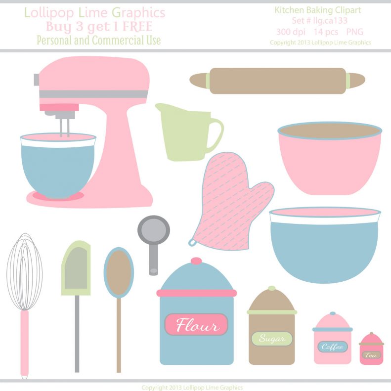 Baking Utensils Clipart | Free download on ClipArtMag