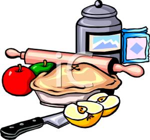 300x280 Picture An Apple Pie And Baking Supplies