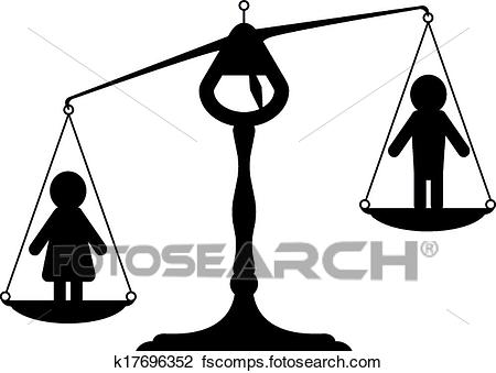 450x339 Clipart Of Gender Equality K17696352