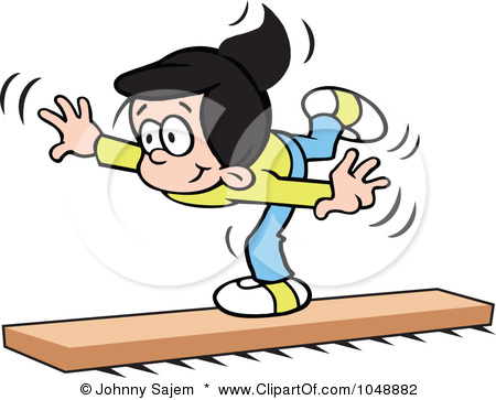 450x363 Balance Beam Clip Art