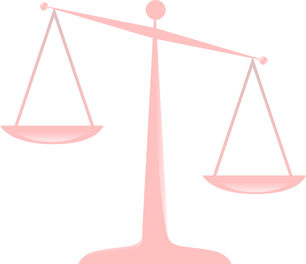 600x518 Transparent Scales Of Justice Clip Art