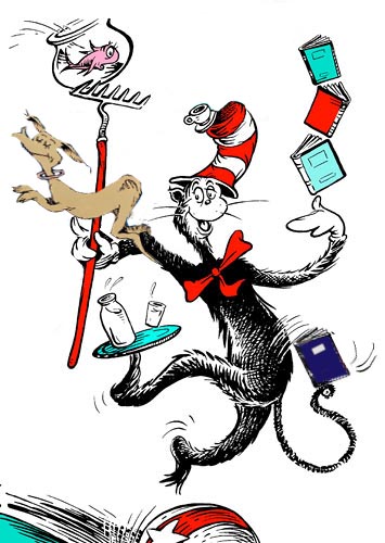 355x500 Balancing Act Clipart