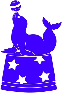 200x300 Free Seal Clip Art Image