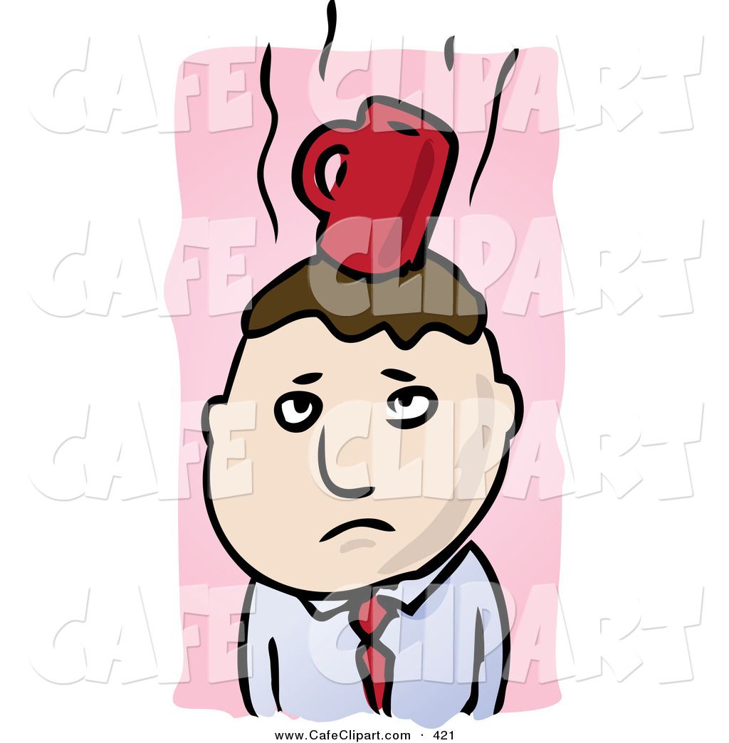1024x1044 Vector Clip Art Of A Grumpy White Businessman Balancing A Red