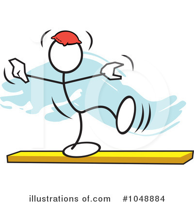400x420 Balance Beam Clipart