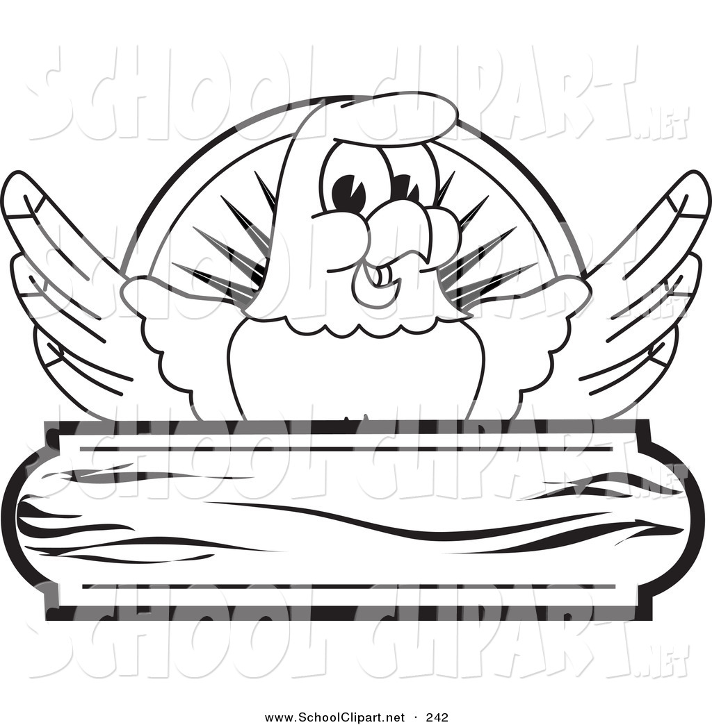 1024x1044 Clip Art Of A Bald Eagle Hawk Or Falcon Wooden Logo Coloring