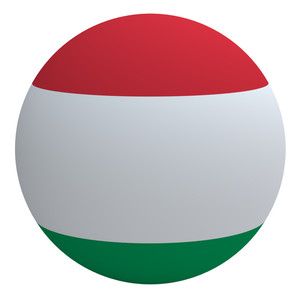 300x300 North Korea Flag On The Ball Isolated On White. Royalty Free Stock