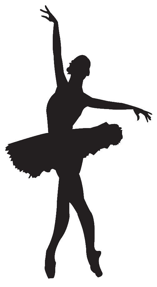 503x921 Ballerina Silhouette Clip Art