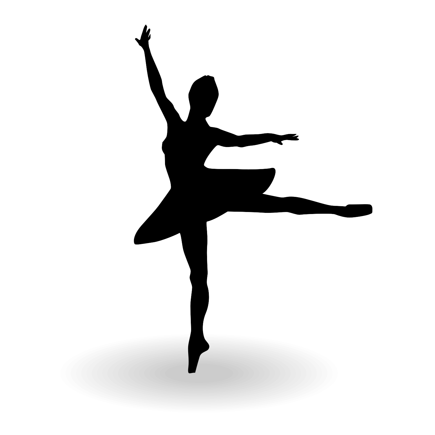 1500x1500 Ballerina Silhouette Clipart