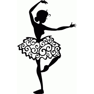 Ballerina Outline | Free download on ClipArtMag