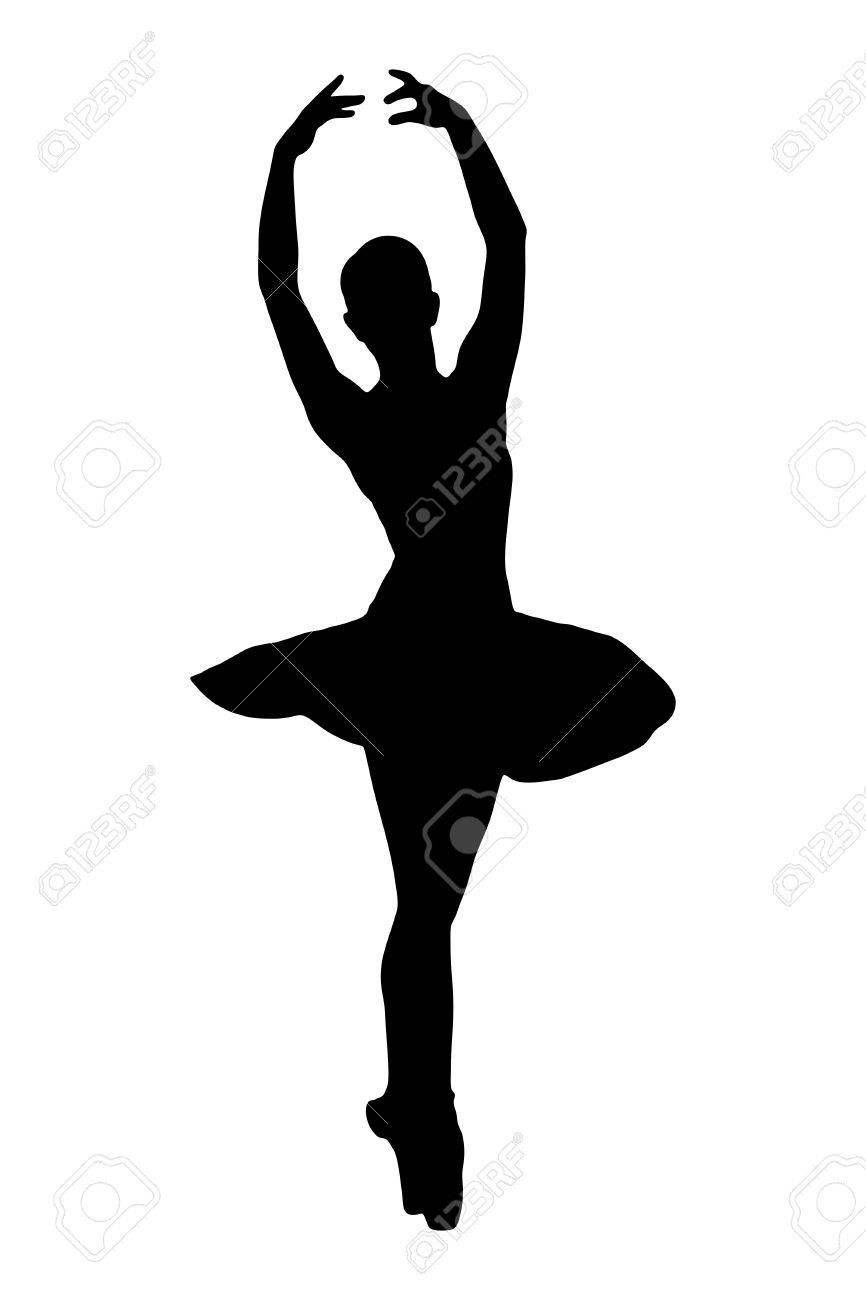 866x1300 Ballerina Clipart Poses
