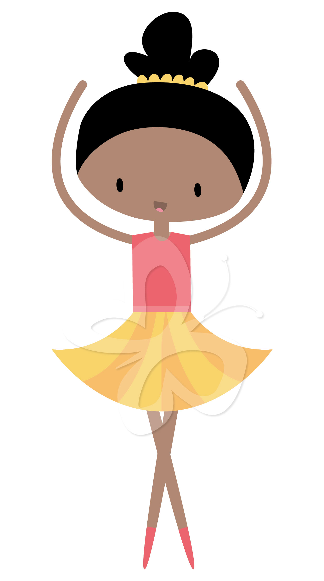 1350x2416 Ballet Clipart Cute Ballerina