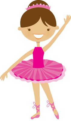 236x402 Cute Ballerina Illustration Print For Girl's Room Or Nursery Wall