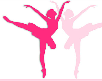 340x270 Pink Ballerina Clipart