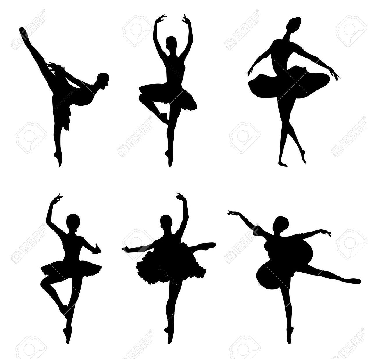 1300x1234 Ballerina Borders Clip Art