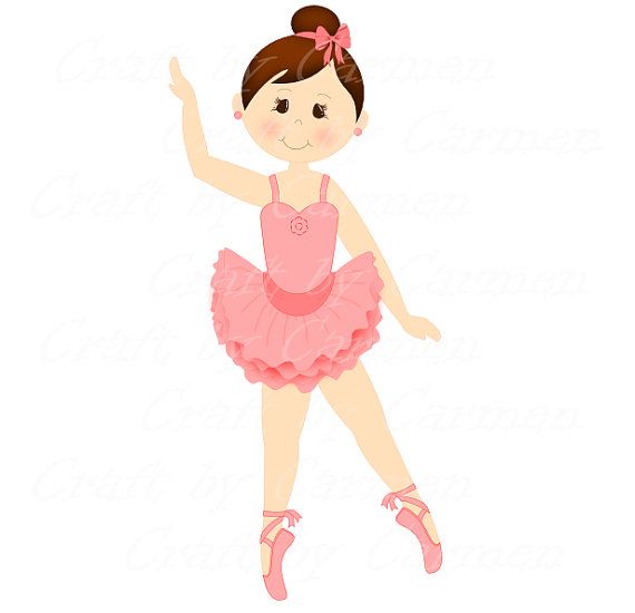 570x550 Ballerina Clip Art Dancer Ballet Digital Art By Craftbycarmen My
