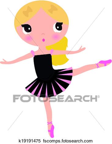 367x470 Clipart Of Cute Posing Beautiful Black Ballerina Girl K19191475