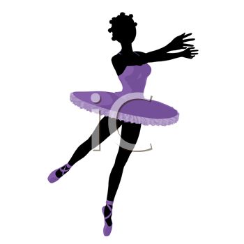 350x350 Picture Of An Ethnic Woman Ballet Dancing In A Vector Clip Art