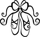 135x125 Ballet Slipper Clip Art