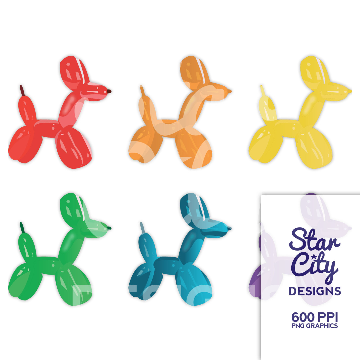 Balloon Animals Clipart | Free download on ClipArtMag