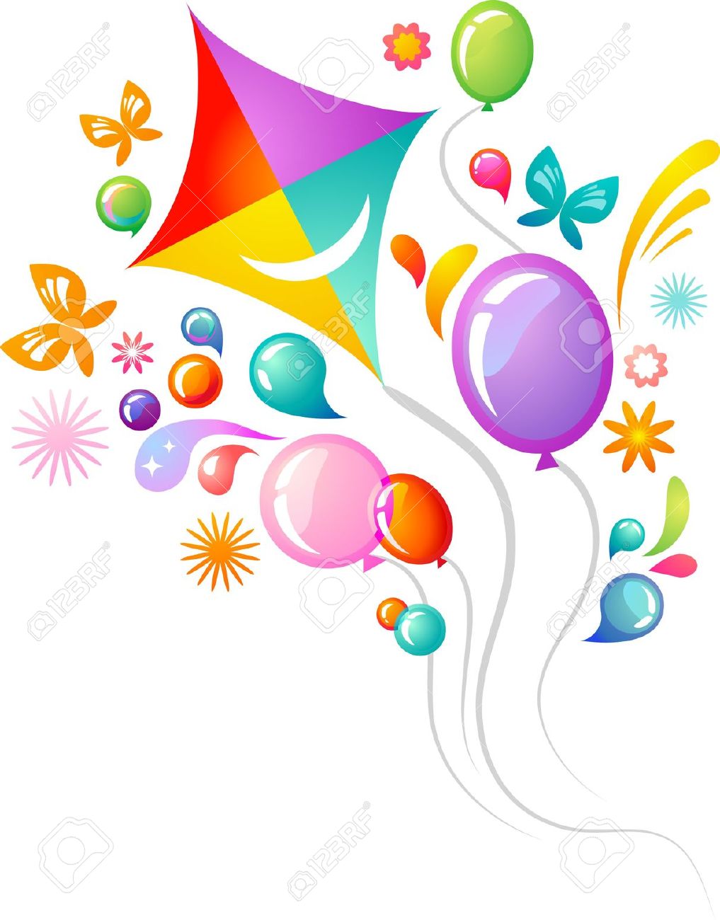 1017x1300 Balloons Kite Clipart, Explore Pictures
