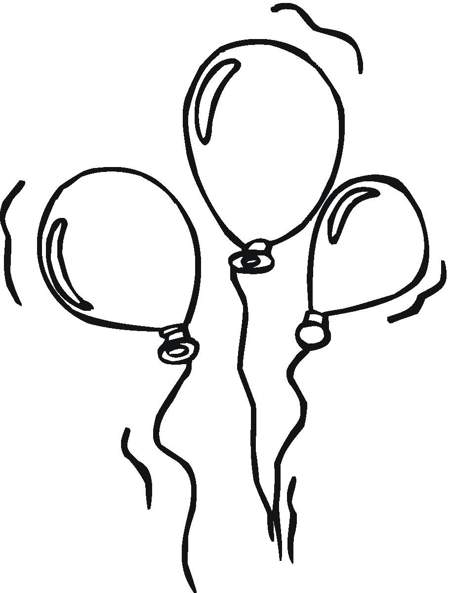 909x1200 Black And White Balloon Clipart